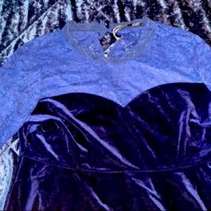 Beautiful velour dressy dress